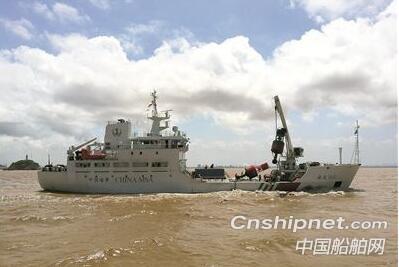 世界首艘三维设计建造的大型航标船“海巡160”轮海试