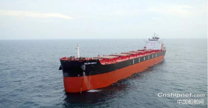 黄埔文冲82K散货船首制船顺利完成海试