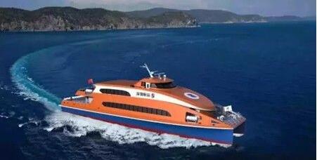 英辉南方获2艘199客位全铝合金双体喷水推进高速客船订单