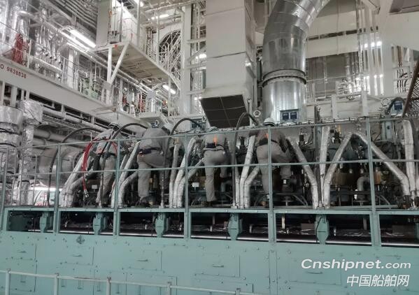 长兴造船完成全球首台WINGD主机动车节点