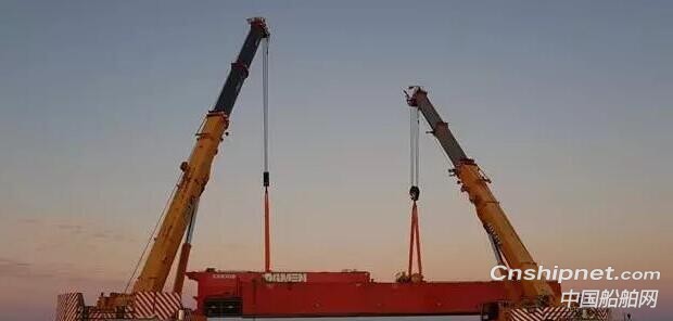 达门船厂交付绞吸式挖泥船和多功能辅助作业船