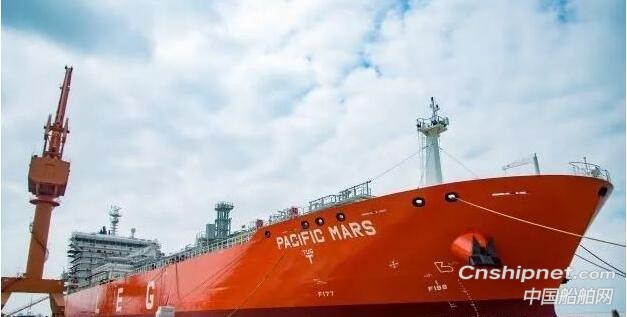 中集太平洋海工第二艘22000m³液化乙烯船交付