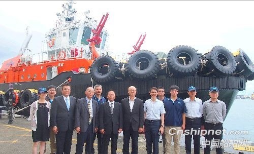 中信造船2艘5000匹马力级拖船交付