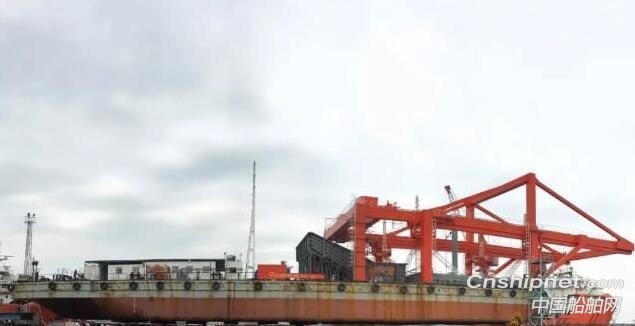 航通船业整平配套改造船“粤工驳55”顺利下水