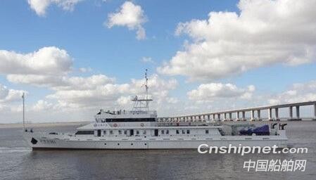 平湖华海造船公务船“沪水文001”成功完成试航