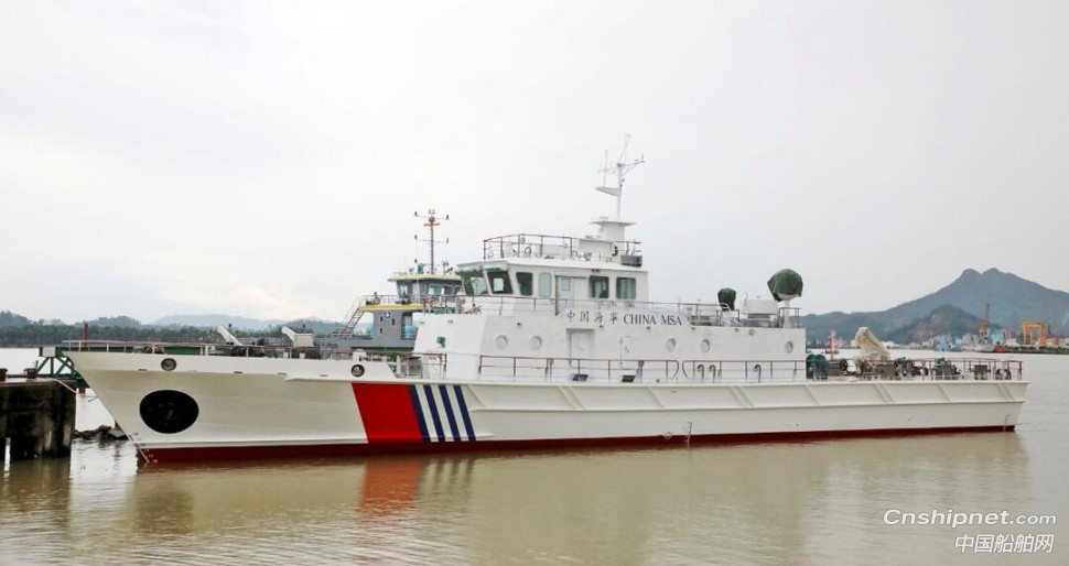 江龙船艇40米级B型巡逻艇3号艇下水