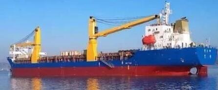 杭州现代船舶设计558-15型集装箱船“博大61”顺利下水