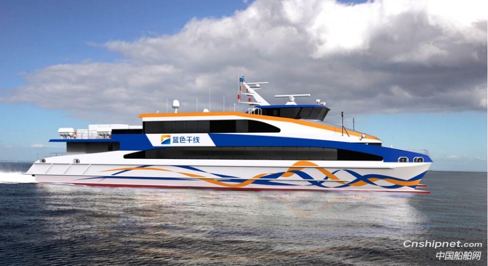 江龙船艇238客位铝合金双体客船开工