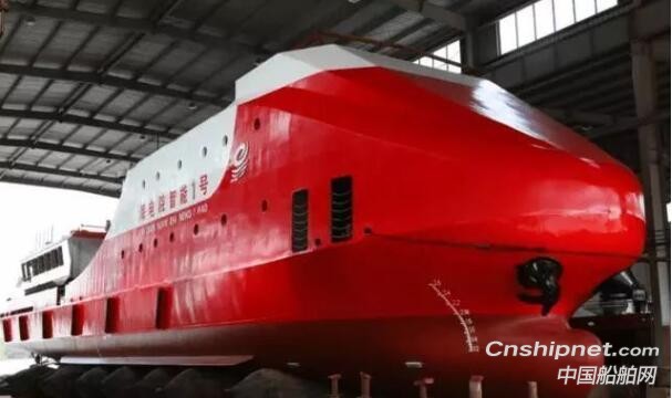 伟佳船舶“海电院智能1号”智能船舶下水