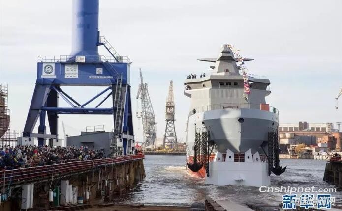 俄罗斯首艘23550型破冰巡逻舰“伊万·帕帕宁”号下水