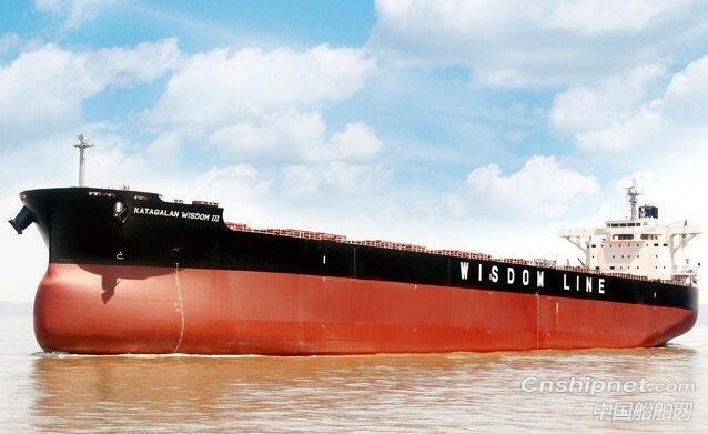舟山常石造船获2艘82300吨kamsarmax散货船订单