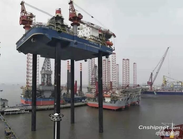 招商重工自升自航式作业平台顺利完成全程升降试验