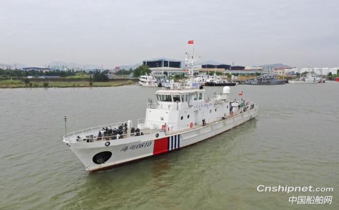 江龙船艇40米级B型巡逻艇顺利完成试航