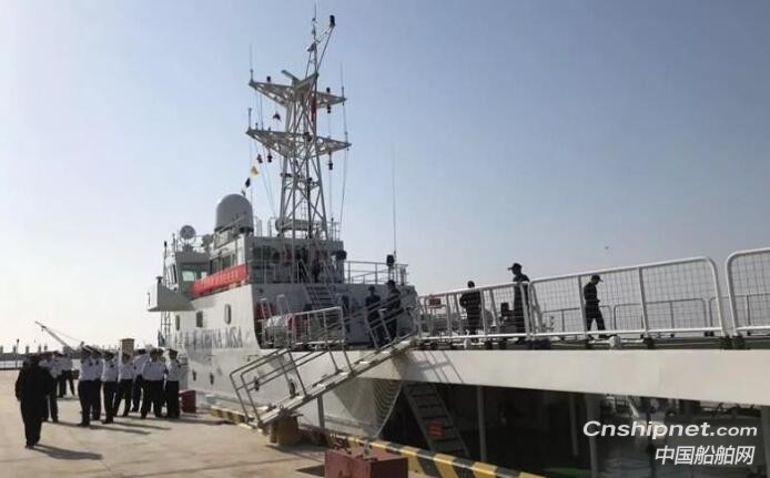 桂江造船60米级海巡艇“0751”正式列编台州海事局