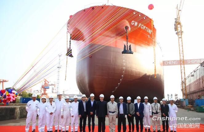 中船澄西2号5.56万吨化学品船下水