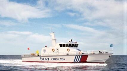 七〇八所20米级新型铝合金巡逻船“海巡01053”开工