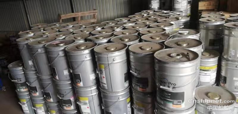 河北强瑞化工成功收购一批过期积压的船舶油漆