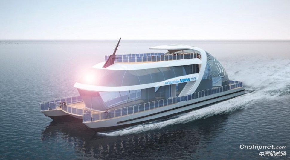 江龙船艇280客位“珠江游”纯电动游船开工