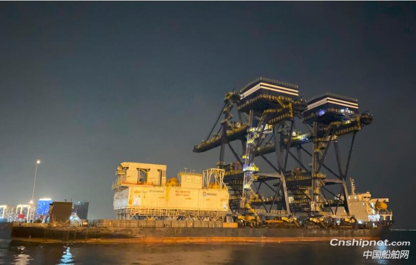海西重机2台1500t/h桥式抓斗卸船机顺利发运