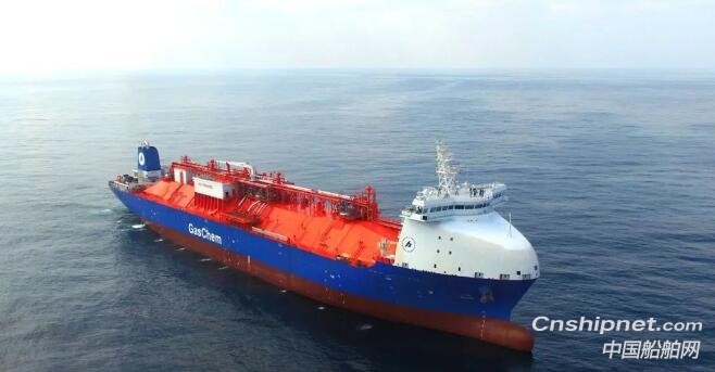 新大洋造船和中集太平洋合建的38000方乙烯运输船顺利交付