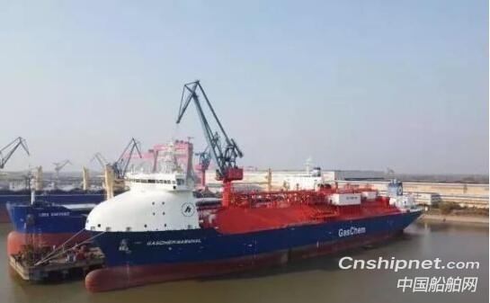 中集太平洋海工第三艘38000m³LEG船命名交付