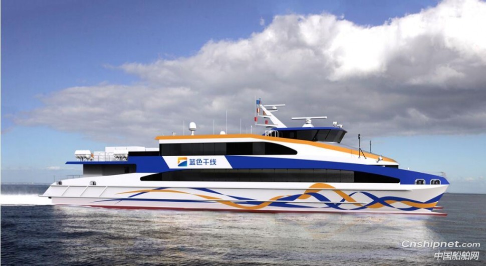 澳龙船艇238客位铝合金高速客船顺利铺龙骨