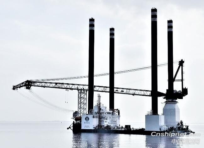 大洋海装600T自升式多功能平台“瓯洋002”试航