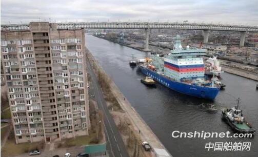 世界上最大原子破冰船“北极”号顺利完成试航