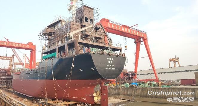 江苏大洋海洋装备第三艘2900DWT杂货船SH090下水
