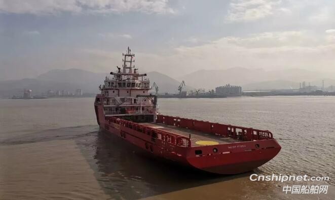 东南造船DN78M—14平台供应船顺利交付