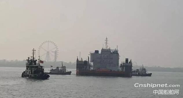 舜天资产一艘45M海工辅助平台船下水