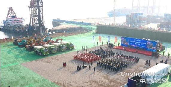 天津港北疆港区C段智能集装箱码头工程开工