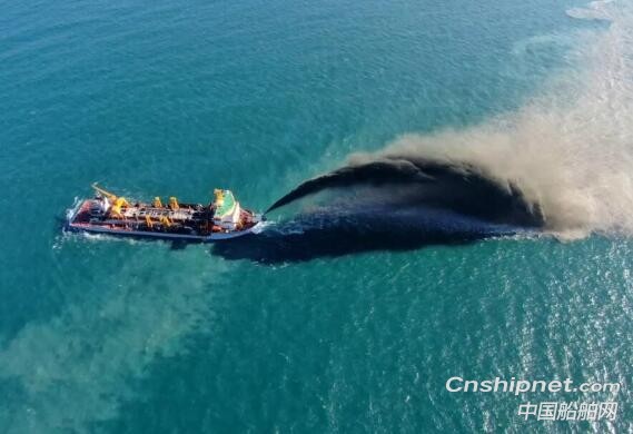 黄埔文冲13800方挖泥船“长鲸9”成功完成挖泥试验