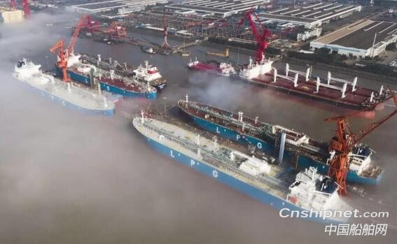 江南造船4艘新一代84000m³VLGC正式命名