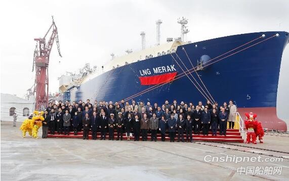 沪东中华亚马尔项目第二艘LNG运输船“天璇星”轮命名交付