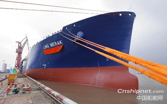 沪东中华亚马尔项目第二艘LNG运输船“天璇星”轮命名交付