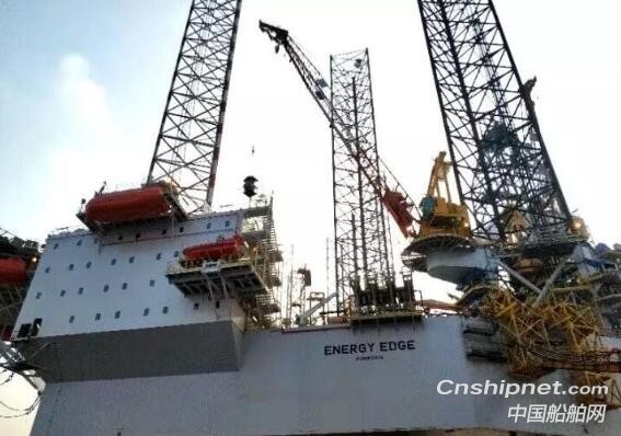 外高桥造船CJ50型自升式钻井平台签字交付
