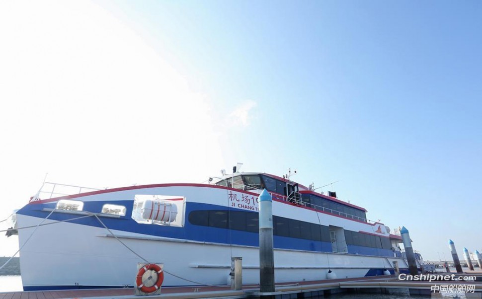 澳龙船艇280客位高速客船“机场19”顺利首航