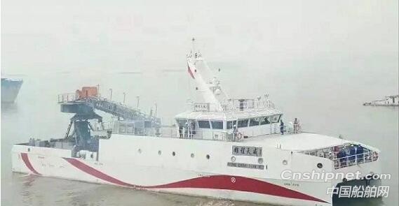 大洋海装50M风电运维船“雄程天威1”完成海试