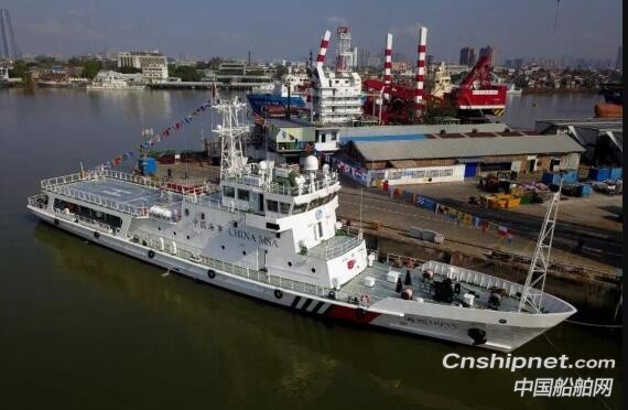 黄埔文冲60米B型海事巡逻船“海巡0935”船顺利交付