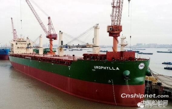 新扬子造船第五艘62000DWT杂货船顺利交付