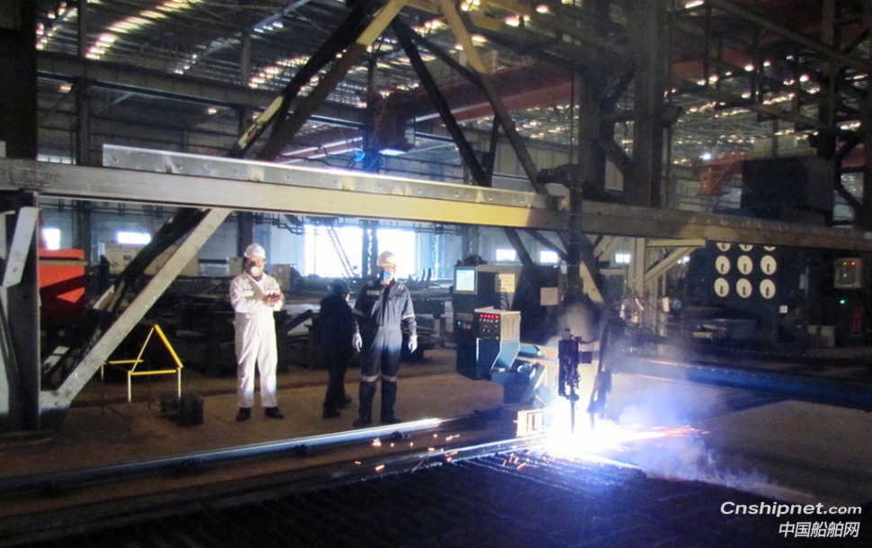 山船重工第3艘85000吨散货船开工