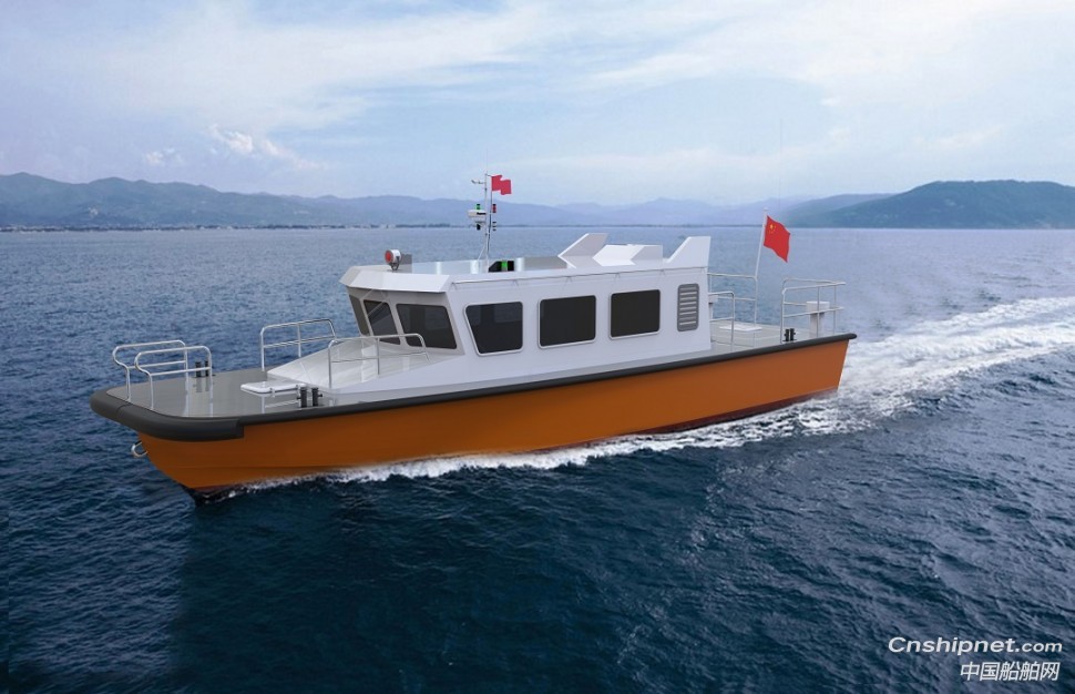 江龙船艇获一艘海上风电应急维护艇建造订单