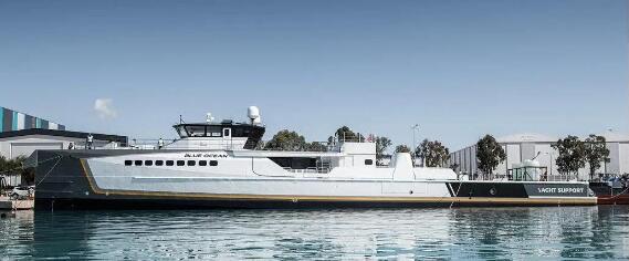 达门造船第八艘YS5009支援艇顺利下水