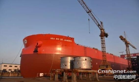 新时代造船3#325000吨超大型矿砂船顺利下水