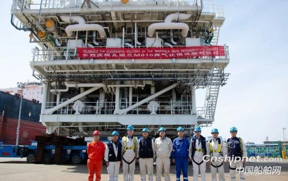 启东中远海运海工M010再气化模块项目交付
