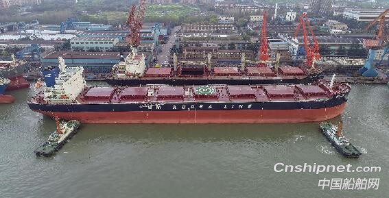 中船澄西27号8.2万吨散货船圆满试航