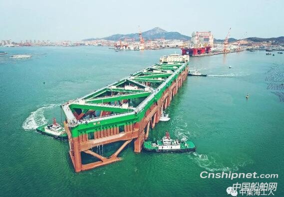 全球最大最先进的深水养殖工船海试