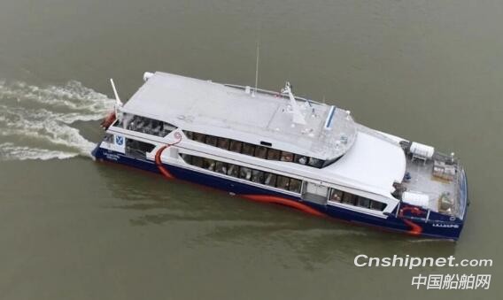英辉南方“LILLEORE”296客位全铝合金高速客轮试航