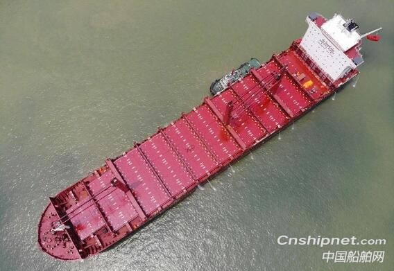 黄埔文冲首艘支线2700箱集装箱船开始海试